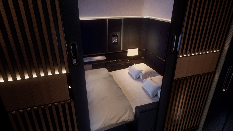 Hãng hàng không mang giường đôi lên máy bay - Ảnh 4.