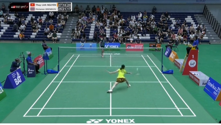 Thót tim trước tay vợt Thái Lan, Nguyễn Thùy Linh vào chung kết Thailand International Challenge - Ảnh 3.