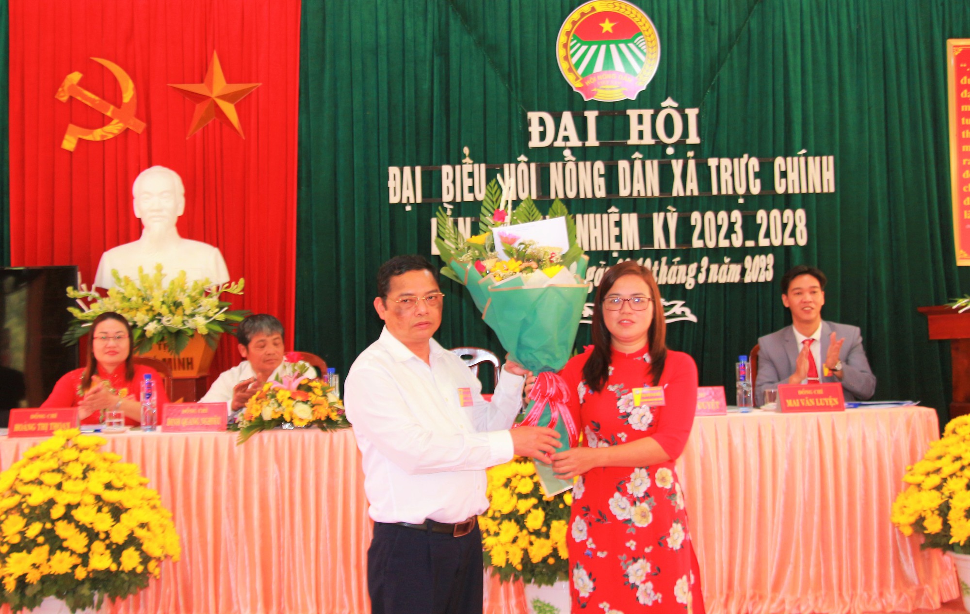 Nam Định: Hội Nông dân xã Trực Chính tổ chức thành Đại hội lần thứ IX, nhiệm kỳ 2023  - 2028 - Ảnh 2.
