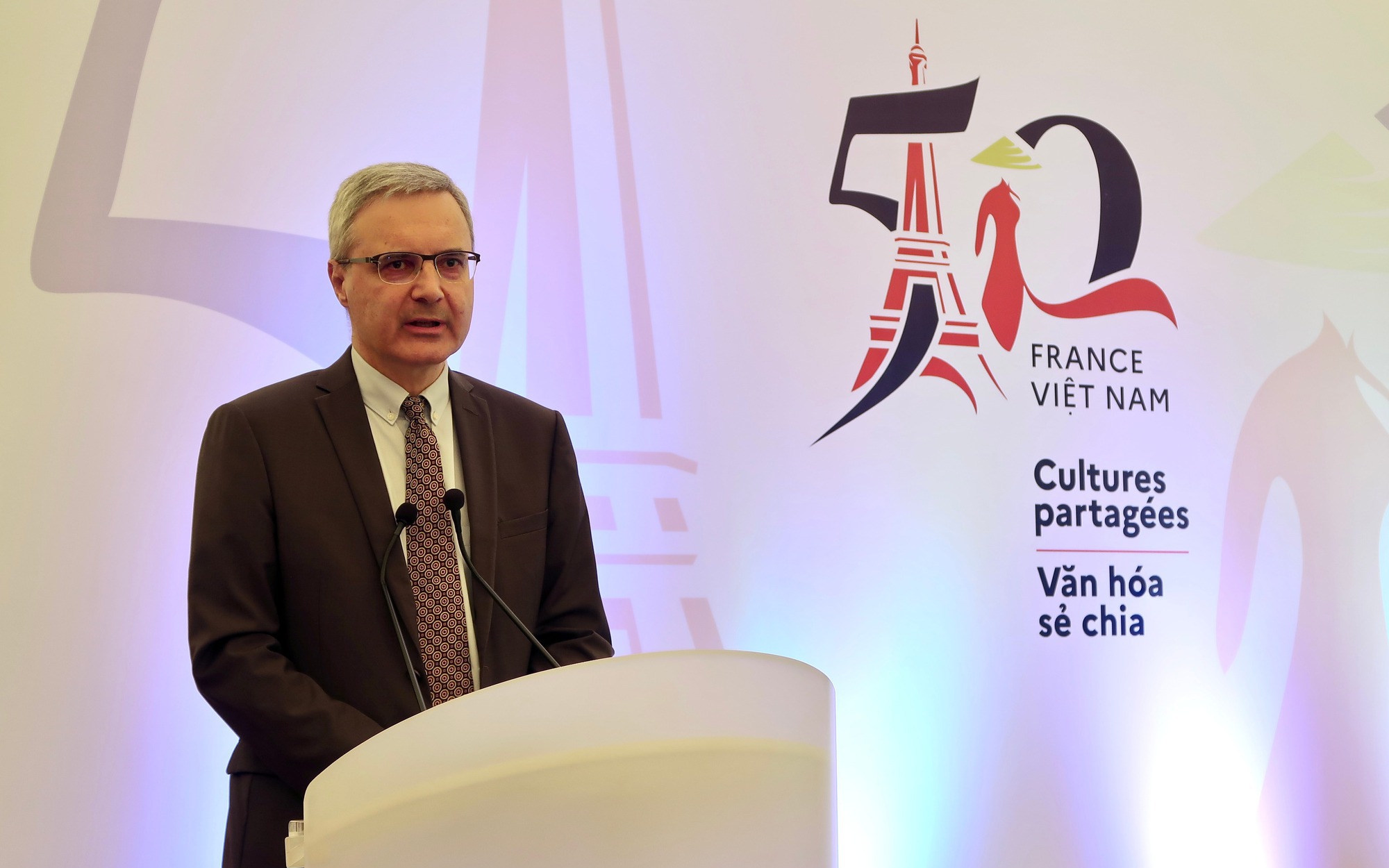 Đại sứ Pháp: Mong các sự kiện kỷ niệm 50 năm quan hệ ngoại giao Việt - Pháp là ngày hội của người dân