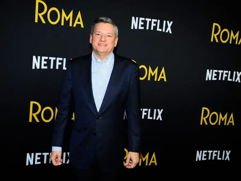 Ted Sarandos, người từng là đồng Giám đốc điều hành của Netflix với Reed Hastings vào năm 2021. Ảnh: @AFP.