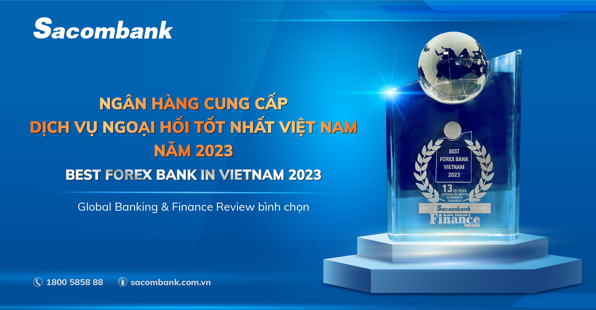 Sacombank được công nhận là ngân hàng cung cấp dịch vụ ngoại hối tốt nhất Việt Nam - Ảnh 2.