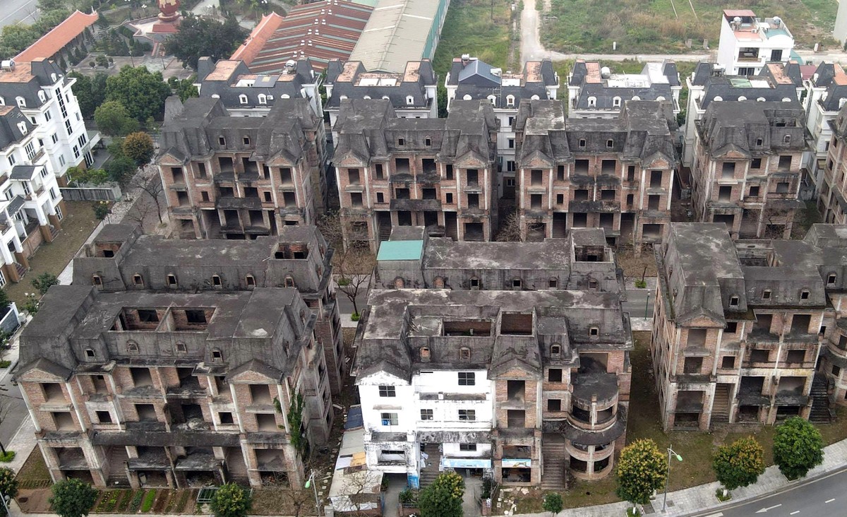 Khu đô thị có hàng trăm biệt thự 'triệu đô' bỏ hoang ở Hà Nội - Ảnh 24.
