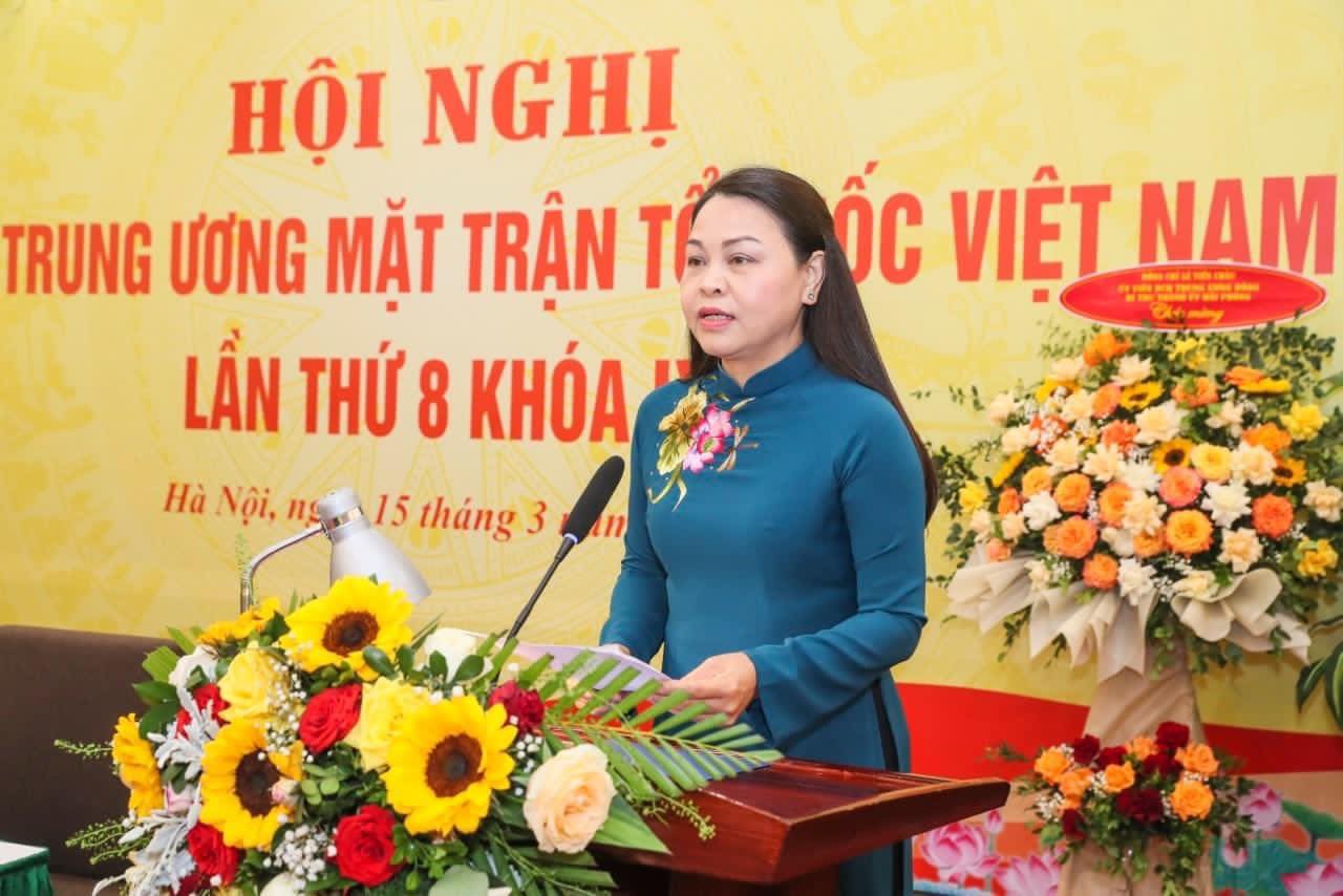 Bà Nguyễn Thị Thu Hà trở thành nữ Phó Chủ tịch - Tổng Thư ký đầu tiên của Ủy ban Trung ương MTTQVN  - Ảnh 4.