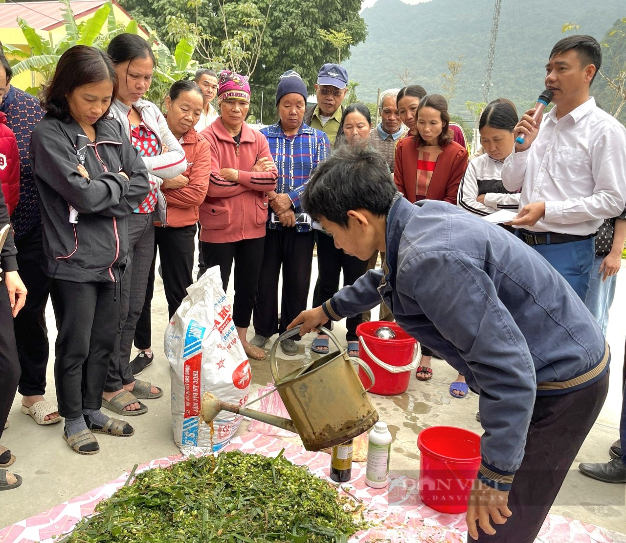 Ninh Bình: Gần 300 hội viên, nông dân được tập huấn kỹ thuật lên men phụ phẩm cây trồng làm thức ăn chăn nuôi - Ảnh 3.