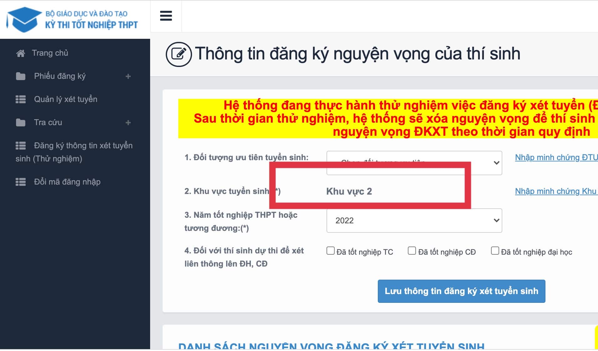 Vẫn còn nhiều thí sinh nhầm lẫn về đối tượng và khu vực tuyển sinh - Ảnh 2.