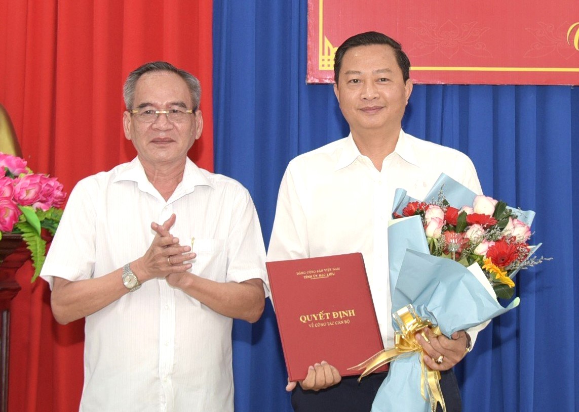 Chủ tịch Hội Nông dân tỉnh Bạc Liêu được chỉ định làm Bí thư Huyện ủy Vĩnh Lợi - Ảnh 1.