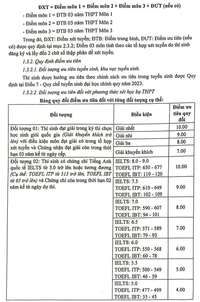 Nhiều trường ở Hà Nội xét học bạ năm 2023, thí sinh rộng cửa vào đại học  - Ảnh 4.