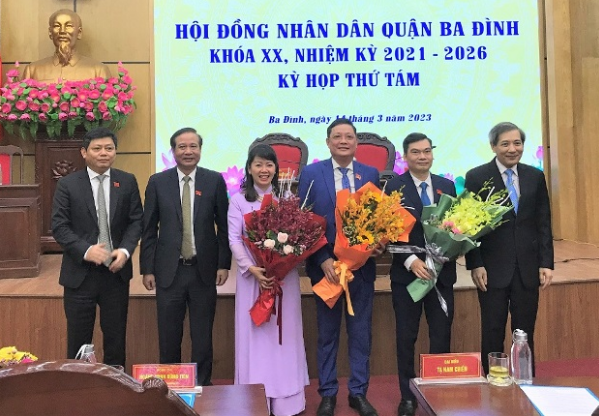 Ông Hoàng Ngọc Sáu được bầu làm Phó Chủ tịch HĐND quận Ba Đình - Ảnh 1.