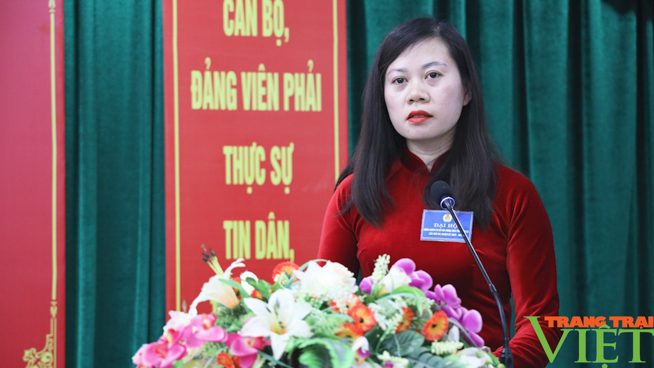 Công đoàn cơ sở Hội Nông dân tỉnh Sơn La tổ chức thành công đại hội - Ảnh 9.