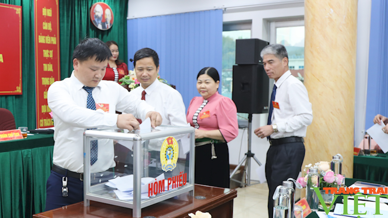 Công đoàn cơ sở Hội Nông dân tỉnh Sơn La tổ chức thành công đại hội - Ảnh 12.