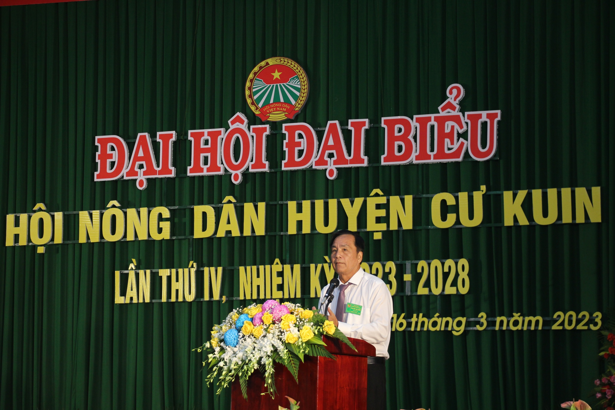 Phó Chủ tịch Hội Nông dân Việt Nam Đinh Khắc Đính dự Đại hội điểm cấp huyện đầu tiên trên cả nước - Ảnh 4.
