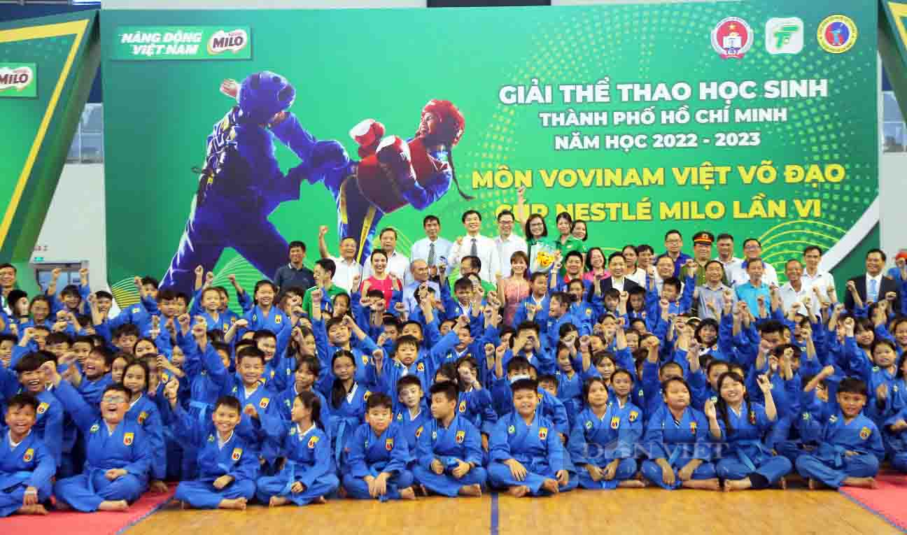 Kỷ lục gần 2.000 võ sinh tranh tài Giải Vovinam học sinh TP.HCM 2023 - Ảnh 4.