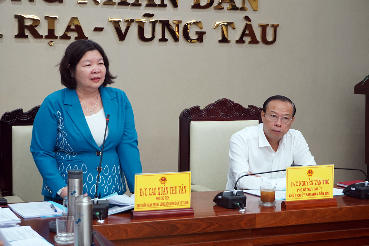 Phó Chủ tịch Trung ương Hội NDVN Cao Xuân Thu Vân: Phát huy hiệu quả tiềm năng, nguồn lực của nông dân  - Ảnh 2.