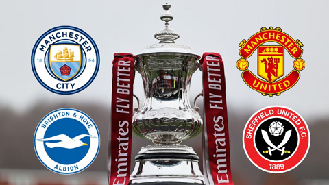 Bốc thăm bán kết FA Cup: Chung kết sẽ là derby Manchester? - Ảnh 1.