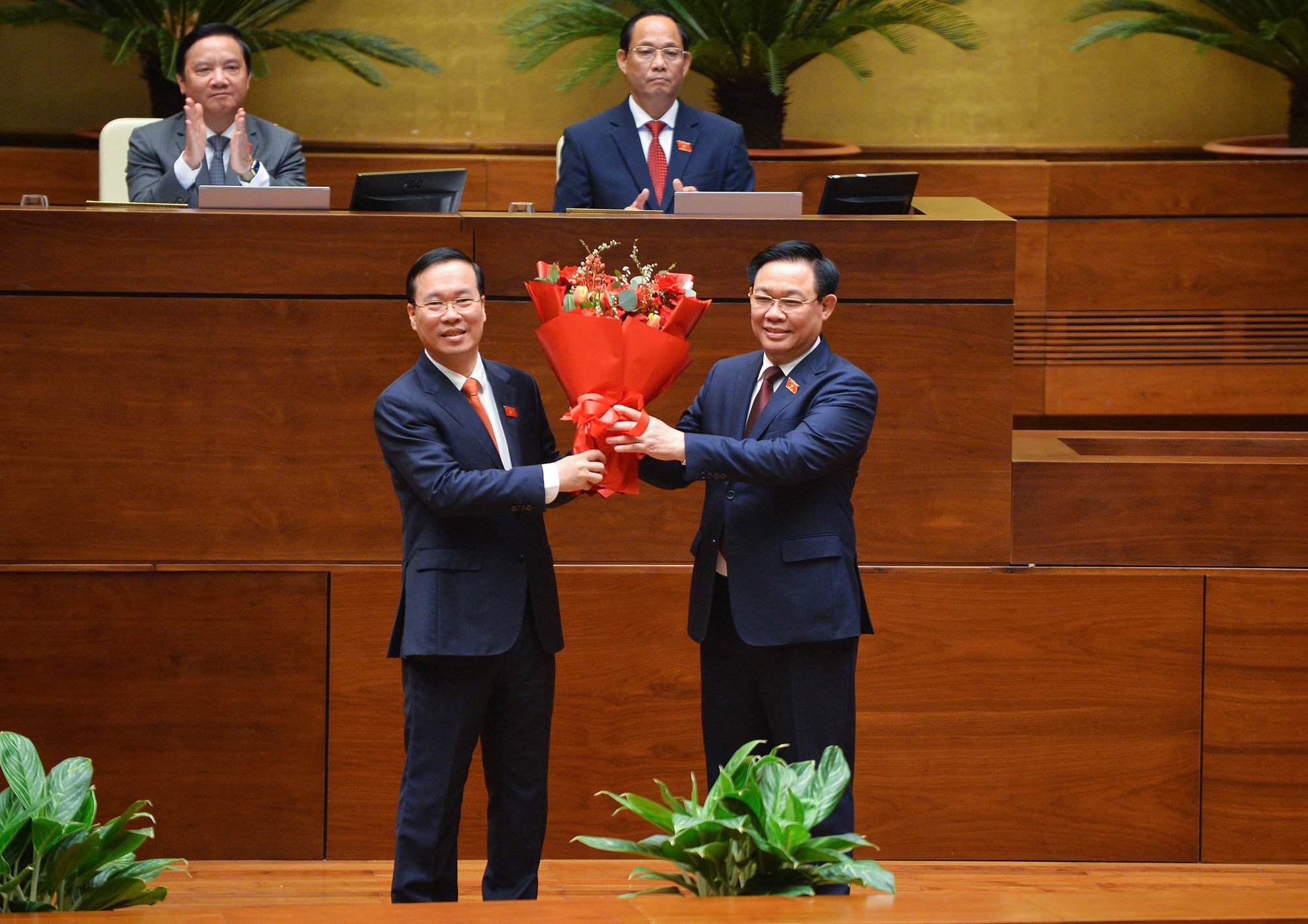Chủ tịch nước Võ Văn Thưởng mượn câu thơ của nhà thơ Xuân Diệu để nói thay lòng mình trước Quốc hội và Nhân dân - Ảnh 2.