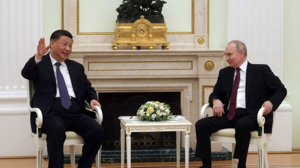 Hé lộ nội dung ông Tập Cận Bình và ông Putin đang thảo luận tại Moscow - Ảnh 1.