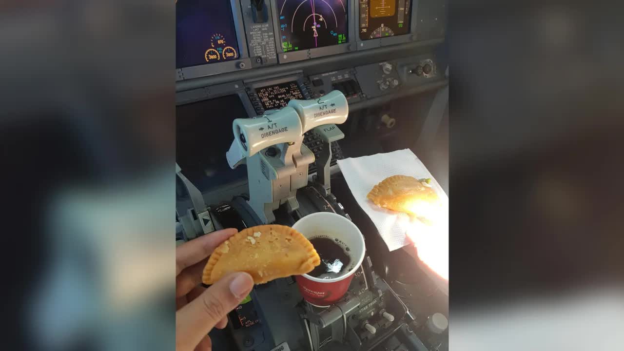 Phi công nhận &quot;kết đắng&quot; vì ăn bánh, uống cà phê khi lái máy bay - Ảnh 1.