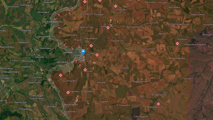 Nóng chiến sự Ukraine: Các trận chiến ác liệt ở nam và bắc Bakhmut, Nga tiến vào Avdiivka và Marinka - Ảnh 1.