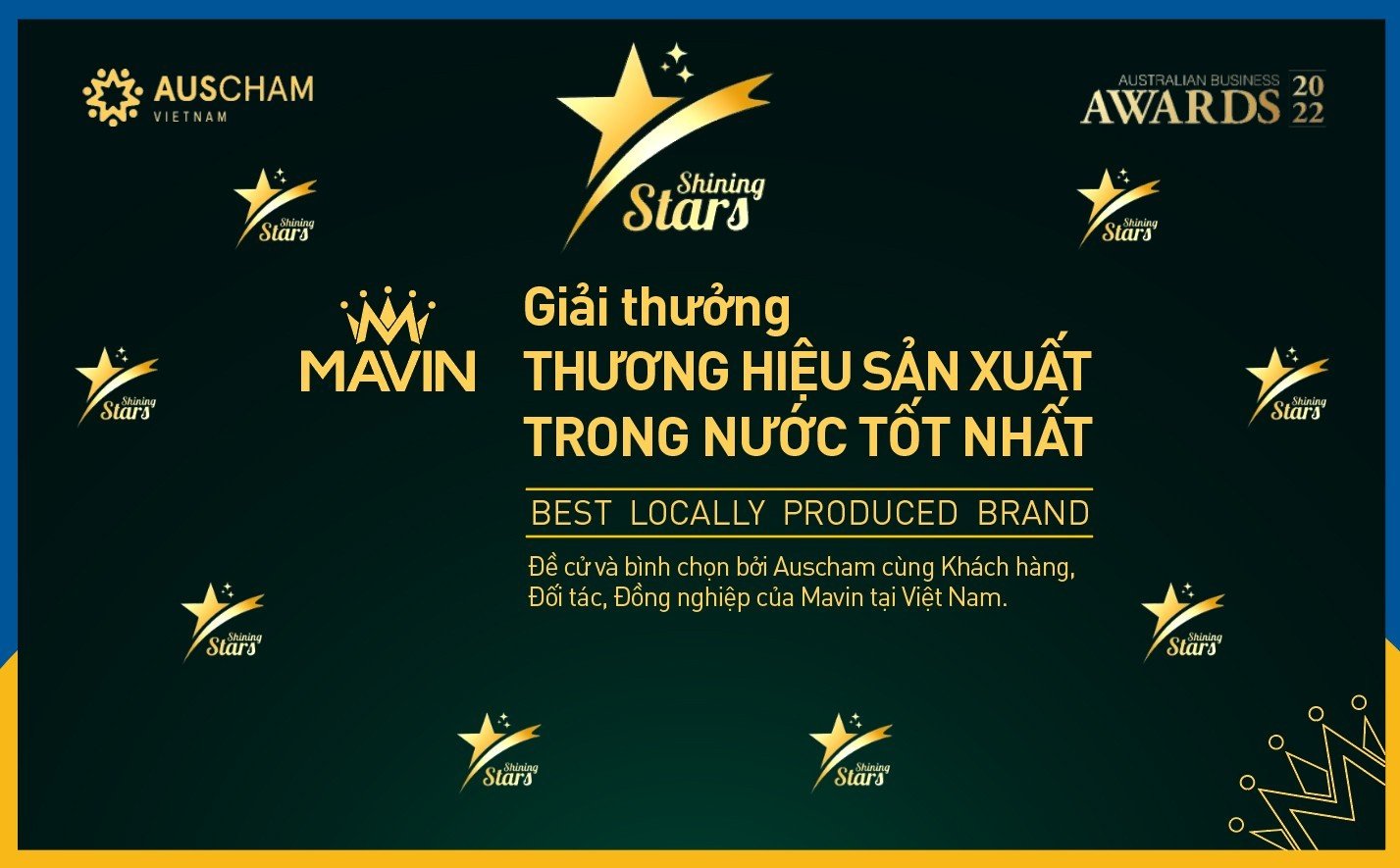 Mavin tiếp tục là Thương hiệu sản xuất trong nước tốt nhất của Auscham Việt Nam - Ảnh 2.
