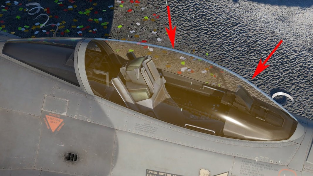 Bí ẩn lớp vàng dát mỏng trên kính buồng lái tiêm kích F-16 Mỹ - Ảnh 9.