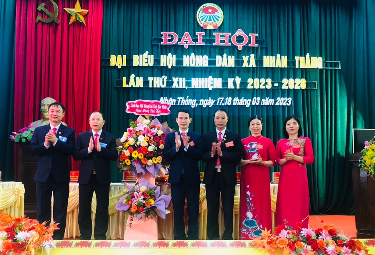 Bắc Ninh: Tổ chức thành công Đại hội Hội Nông dân xã Nhân Thắng (huyện Gia Bình) - Ảnh 1.