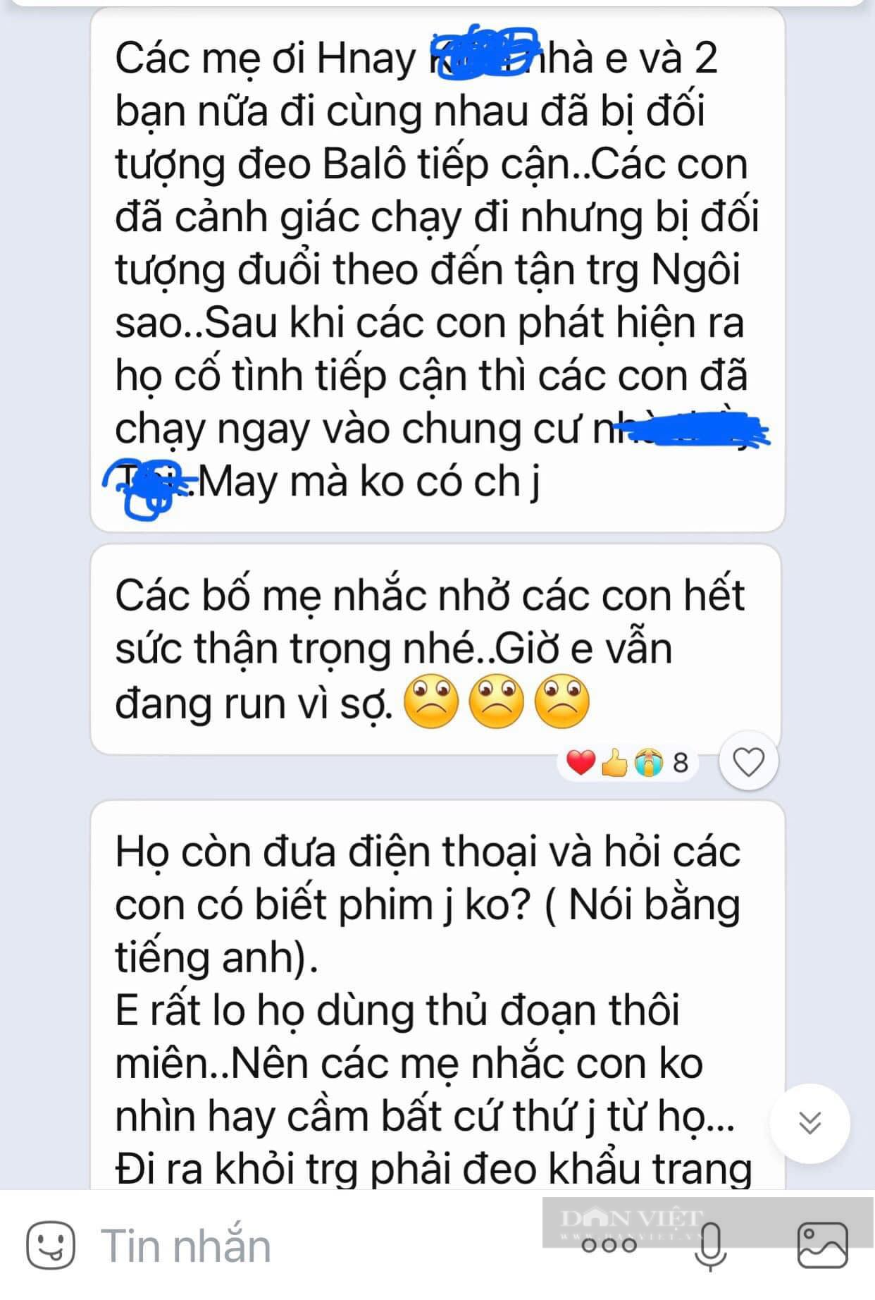 Nhiều trường Hà Nội thông báo khẩn hiện tượng bắt cóc trẻ em, chiêu lừa mới &quot;con mua đồ chưa trả tiền&quot; - Ảnh 2.