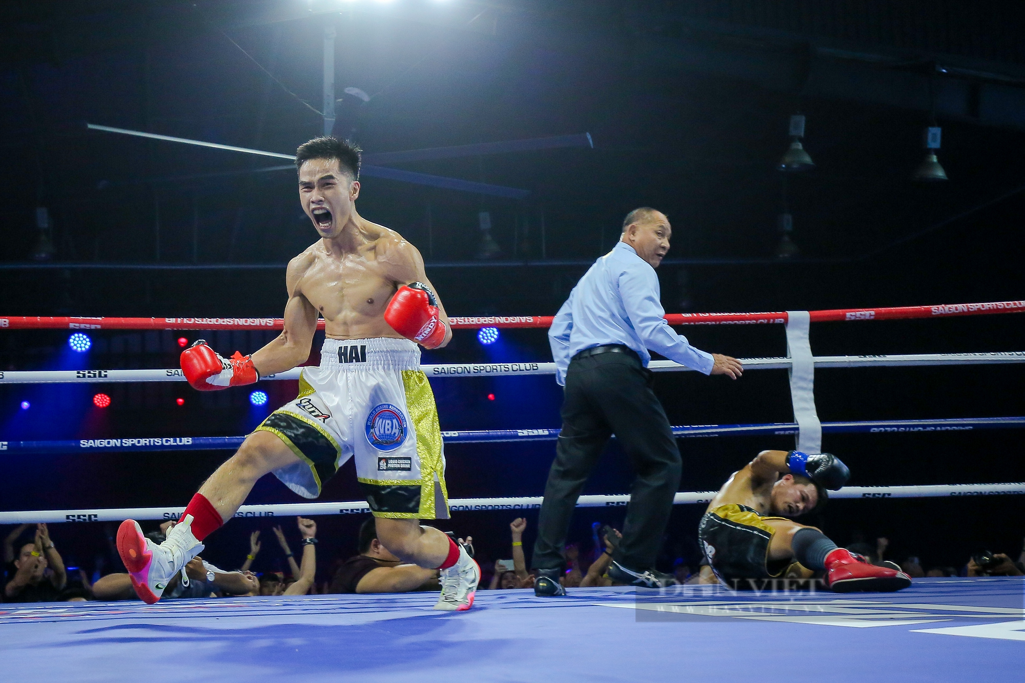 Hạ knock out đối thủ chóng vánh Nguyễn Ngọc Hải giành đai vô địch WBA Nam Á - Ảnh 6.