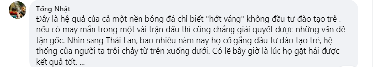 Đội nhà lại thua đậm, CĐV ví von U23 Việt Nam với Lào, Campuchia - Ảnh 3.