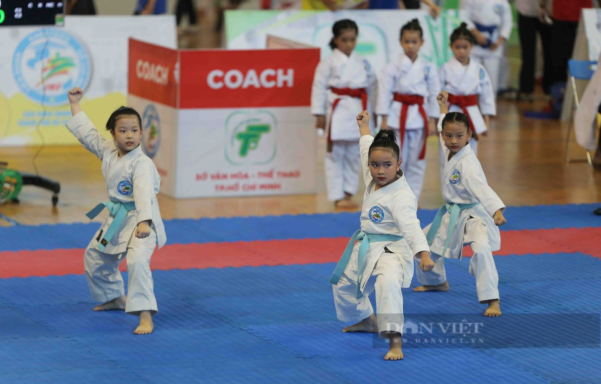 Ấn tượng những màn trình diễn siêu cute của các võ sĩ karate nhí - Ảnh 6.