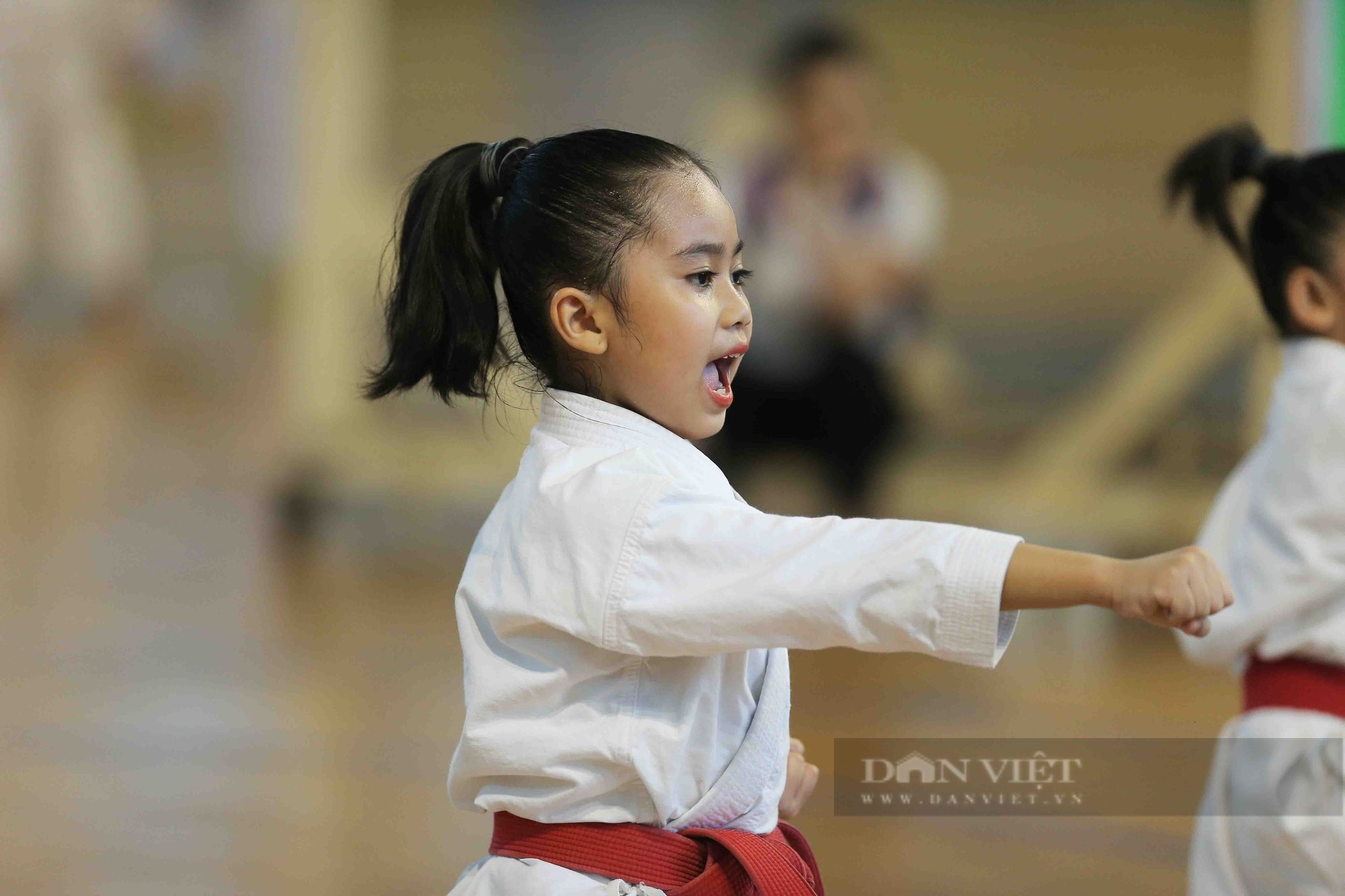Ấn tượng những màn trình diễn siêu cute của các võ sĩ karate nhí - Ảnh 9.