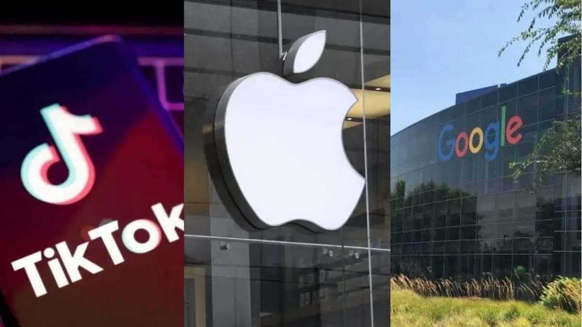 Lệnh cấm hoặc buộc bán cổ phần TikTok có thể dẫn đến thiệt hại cho các công ty công nghệ Mỹ như Apple. Ảnh: @AFP.