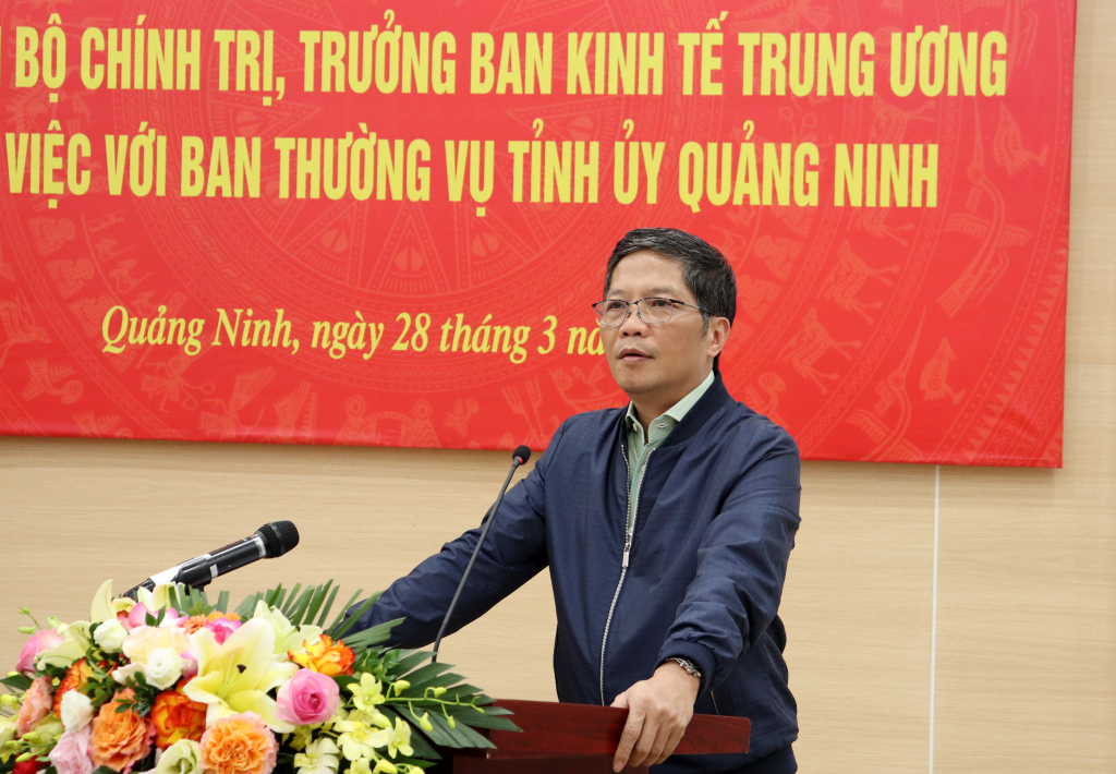 Trưởng Ban Kinh tế Trung ương Trần Tuấn Anh: Quảng Ninh cần kết hợp phát triển kinh tế rừng và biển - Ảnh 1.