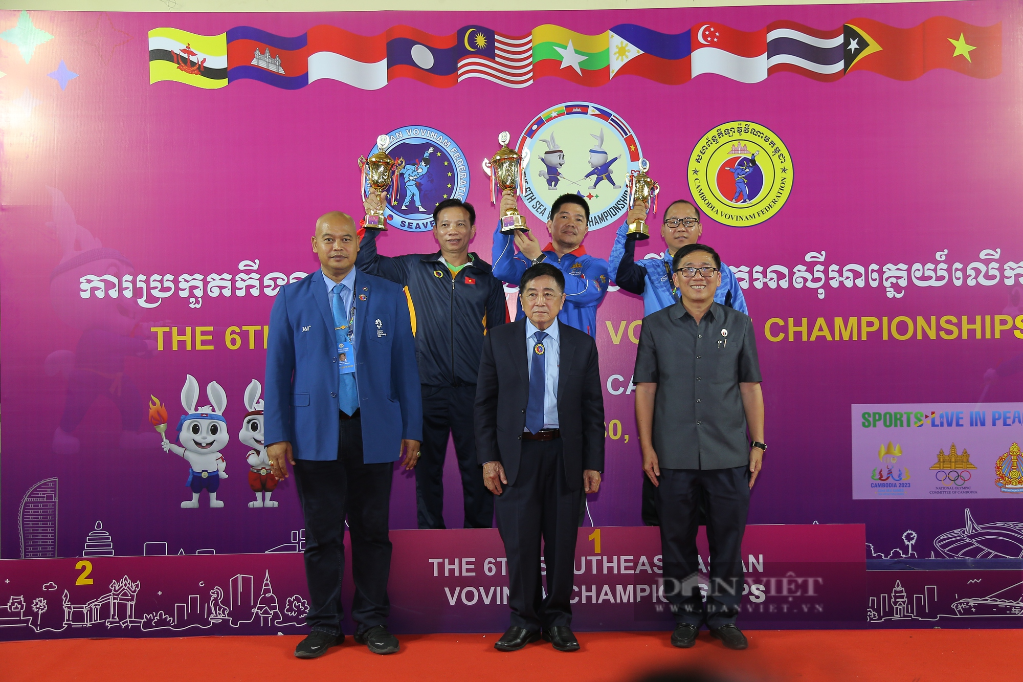 Vượt qua Việt Nam, Campuchia giành ngôi đầu Giải Vovinam Đông Nam Á 2023 - Ảnh 2.