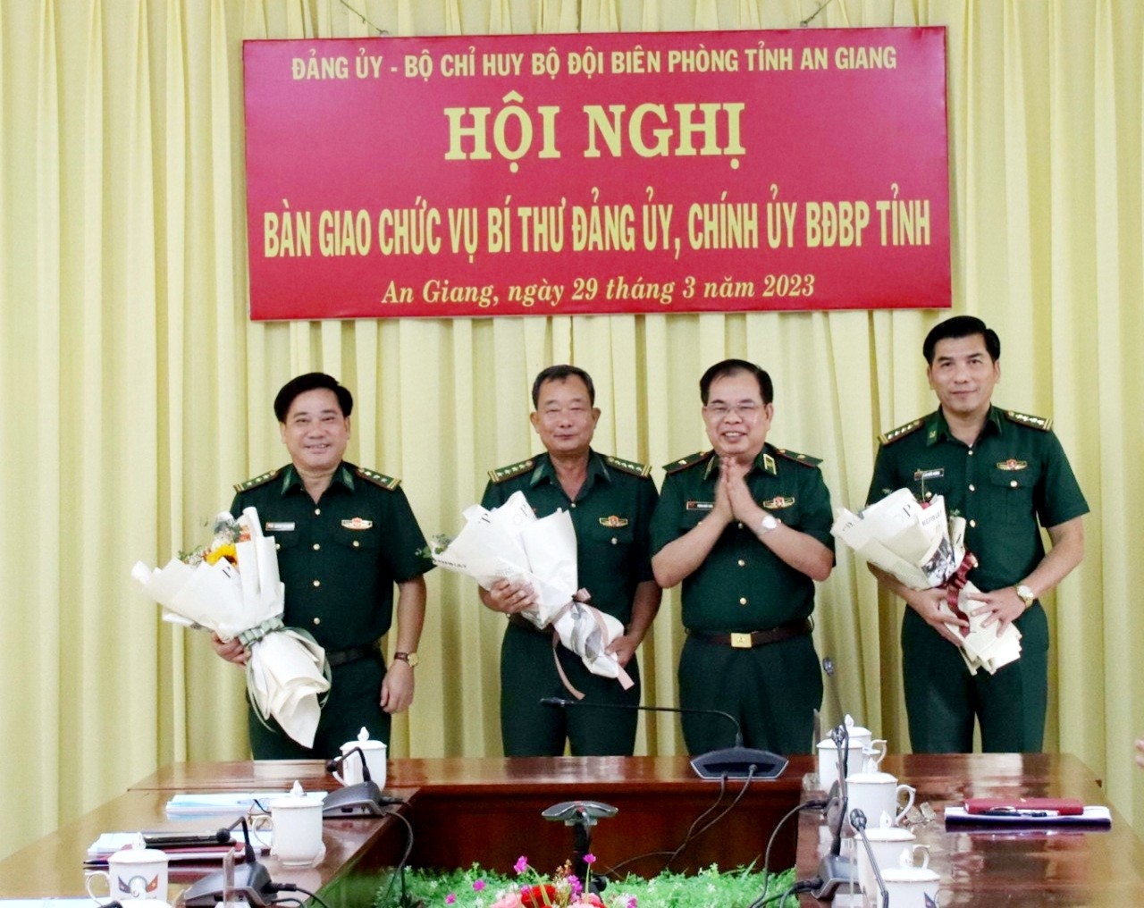  Thượng tá Nguyễn Văn Hiệp nhận nhiệm vụ Chính ủy BĐBP tỉnh An Giang - Ảnh 1.