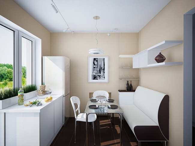 29 mẫu bàn ghế ăn khiến phòng ăn nhà bạn từ nhỏ hóa rộng thênh thang - Ảnh 7.