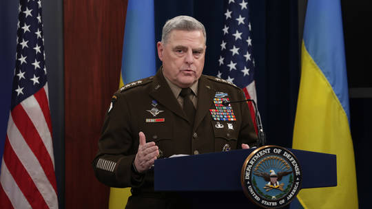 Mỹ huấn luyện Ukraine tập trận chiến tranh giả định - Ảnh 1.