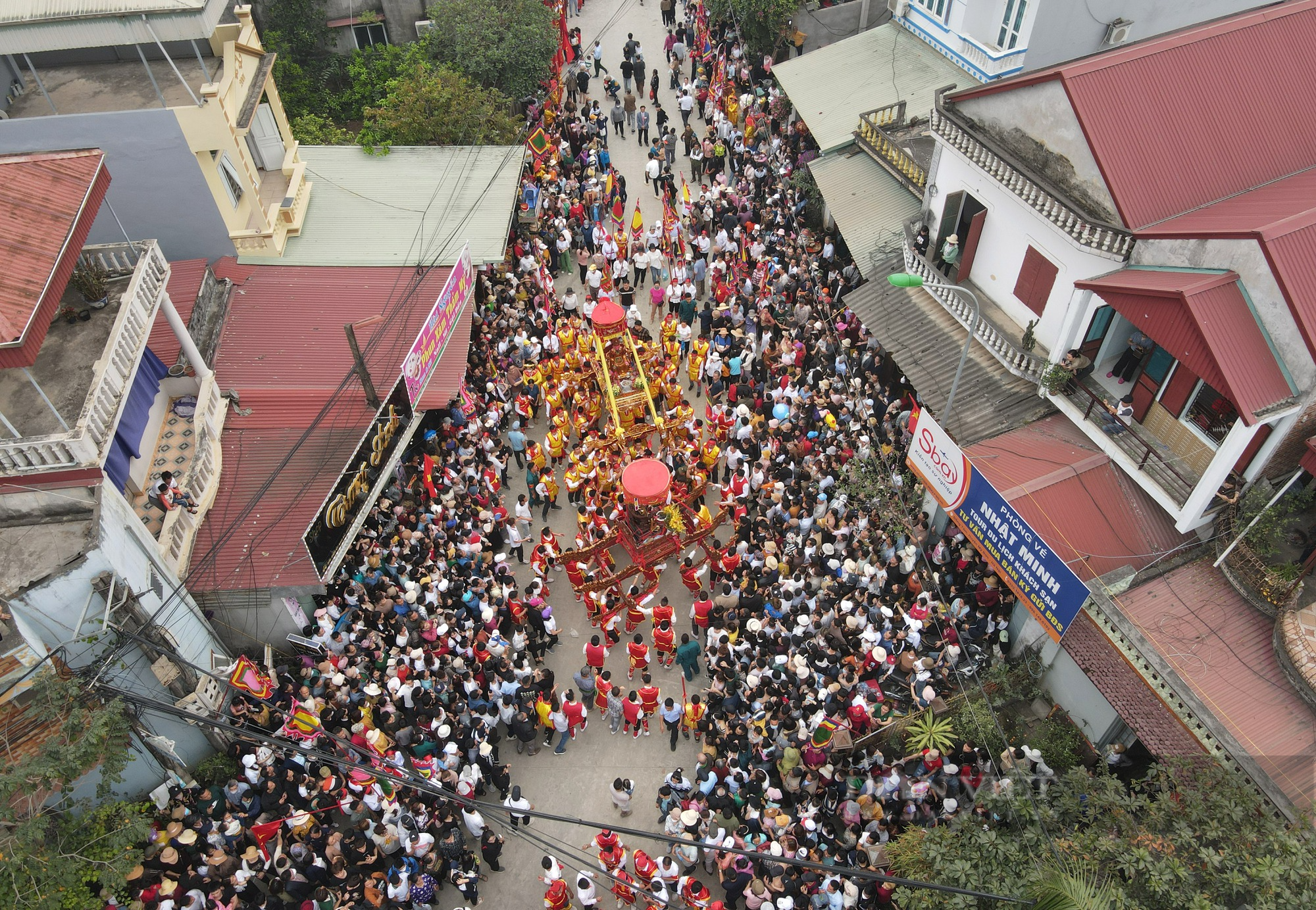 Hà Nội: Chen chân xem rước kiệu ở Hội làng Thượng lâm - Đồng Tâm - Ảnh 8.