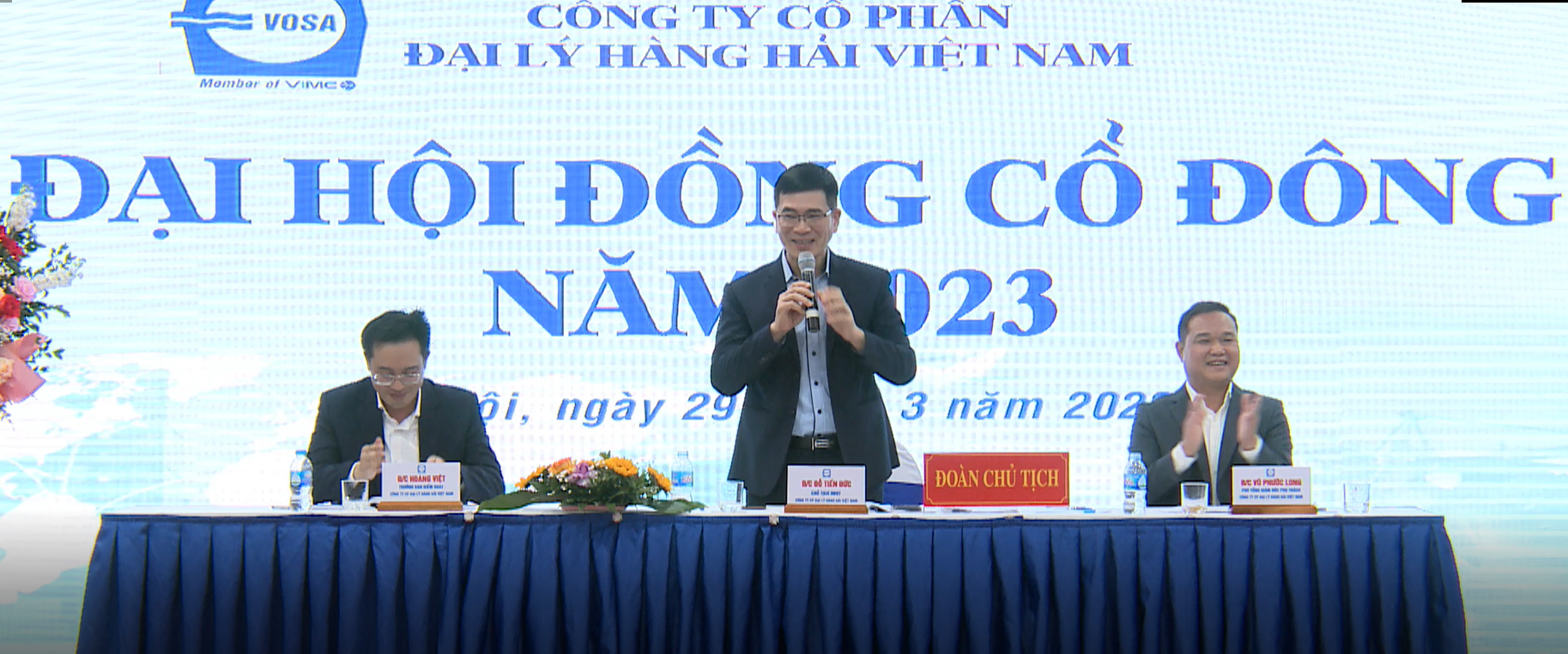 Đại hội cổ đông thường niên năm 2023 của CTCP Đại lý Hàng hải Việt Nam (VOSA) đã chính thức diễn ra - Ảnh 2.