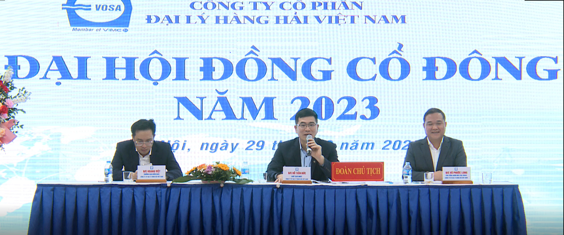 Đại hội cổ đông thường niên năm 2023 của CTCP Đại lý Hàng hải Việt Nam (VOSA) đã chính thức diễn ra - Ảnh 3.