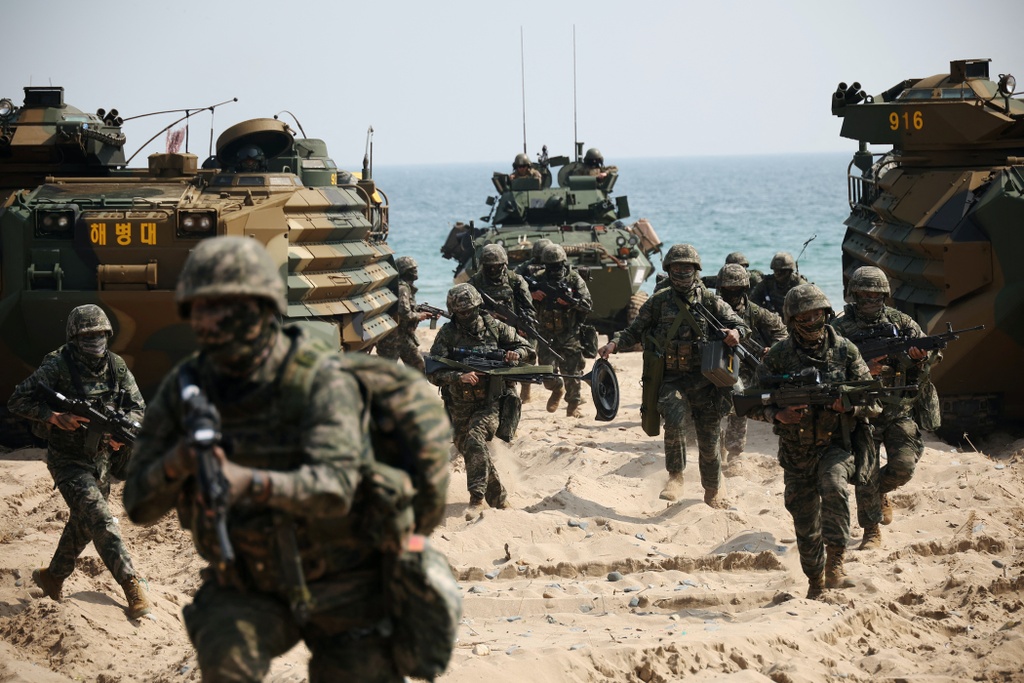Cận cảnh cuộc tập trận đổ bộ quy mô lớn của Hàn Quốc và Mỹ - Ảnh 3.