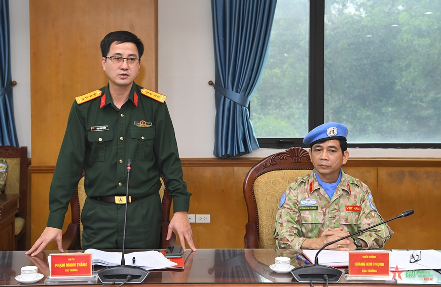 Chân dung Đại tá vừa được bổ nhiệm chức vụ Cục trưởng Cục Gìn giữ hòa bình Việt Nam - Ảnh 3.