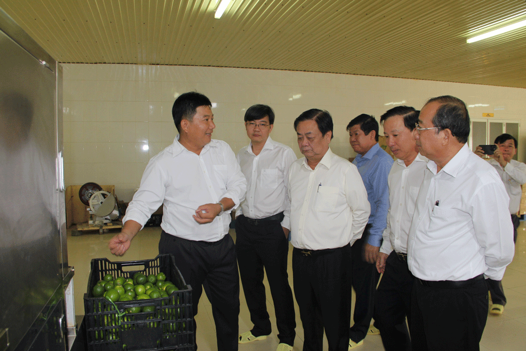 Bộ trưởng Nông nghiệp và phát triển nông thôn (NN & PTNN) làm việc tại Long An - Ảnh 2.