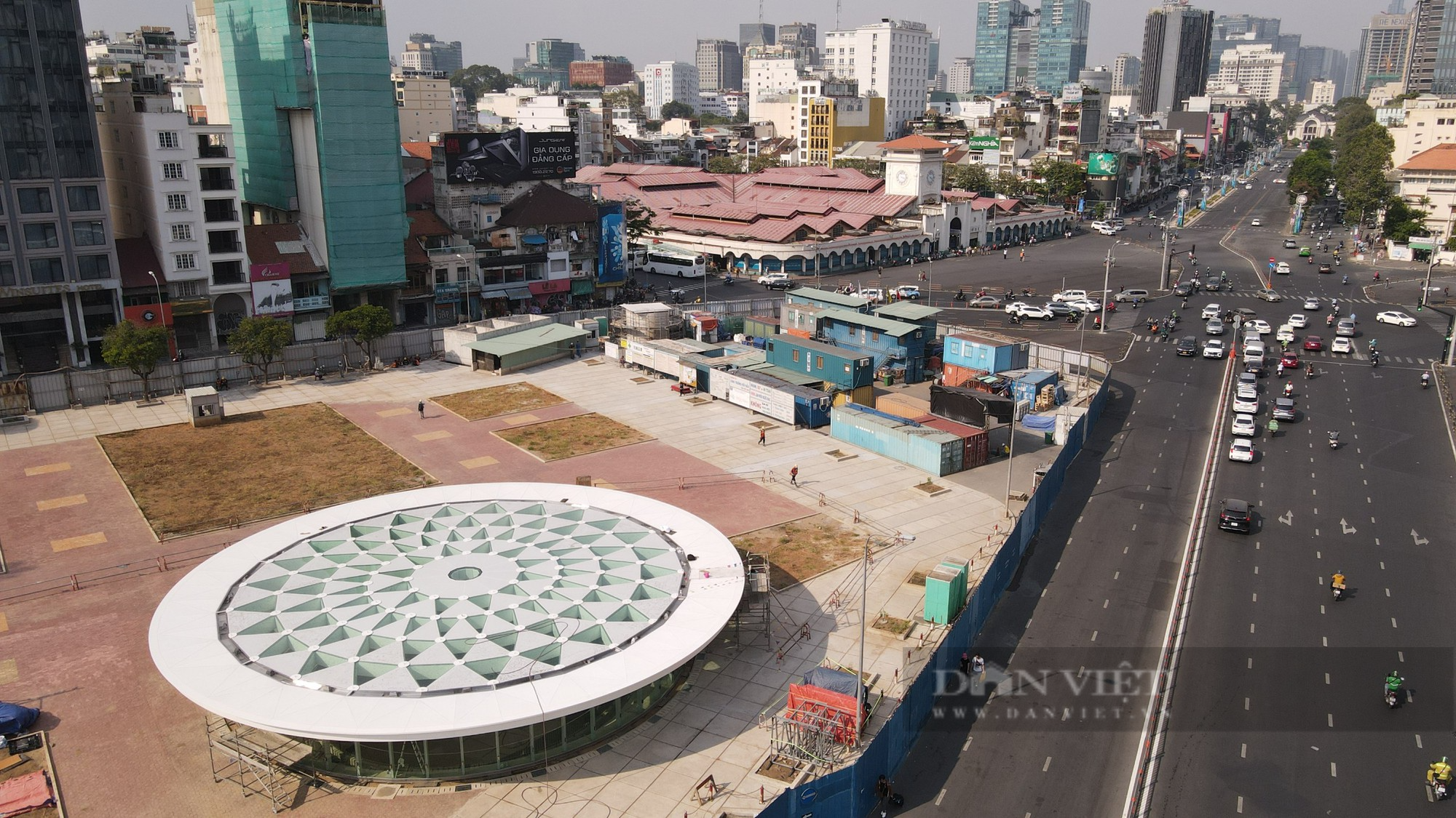 Công trình giếng trời khổng lồ tại ga ngầm lớn nhất của tuyến Metro số 1 - Ảnh 5.