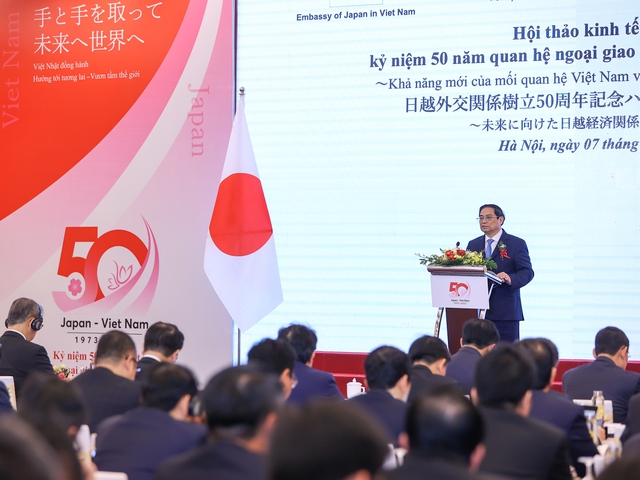 Thủ tướng Chính phủ tham dự Hội thảo kinh tế cấp cao kỷ niệm 50 năm quan hệ Việt Nam-Nhật Bản - Ảnh 3.