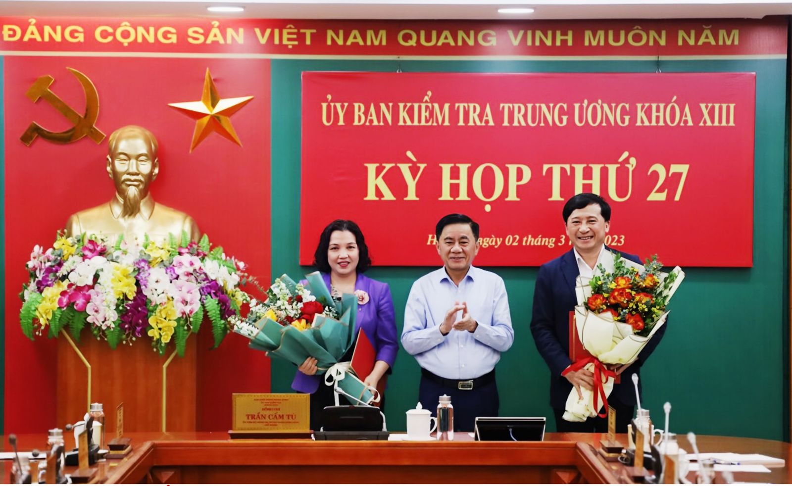 Ủy ban Kiểm tra Trung ương có 2 Phó Chủ nhiệm mới - Ảnh 1.