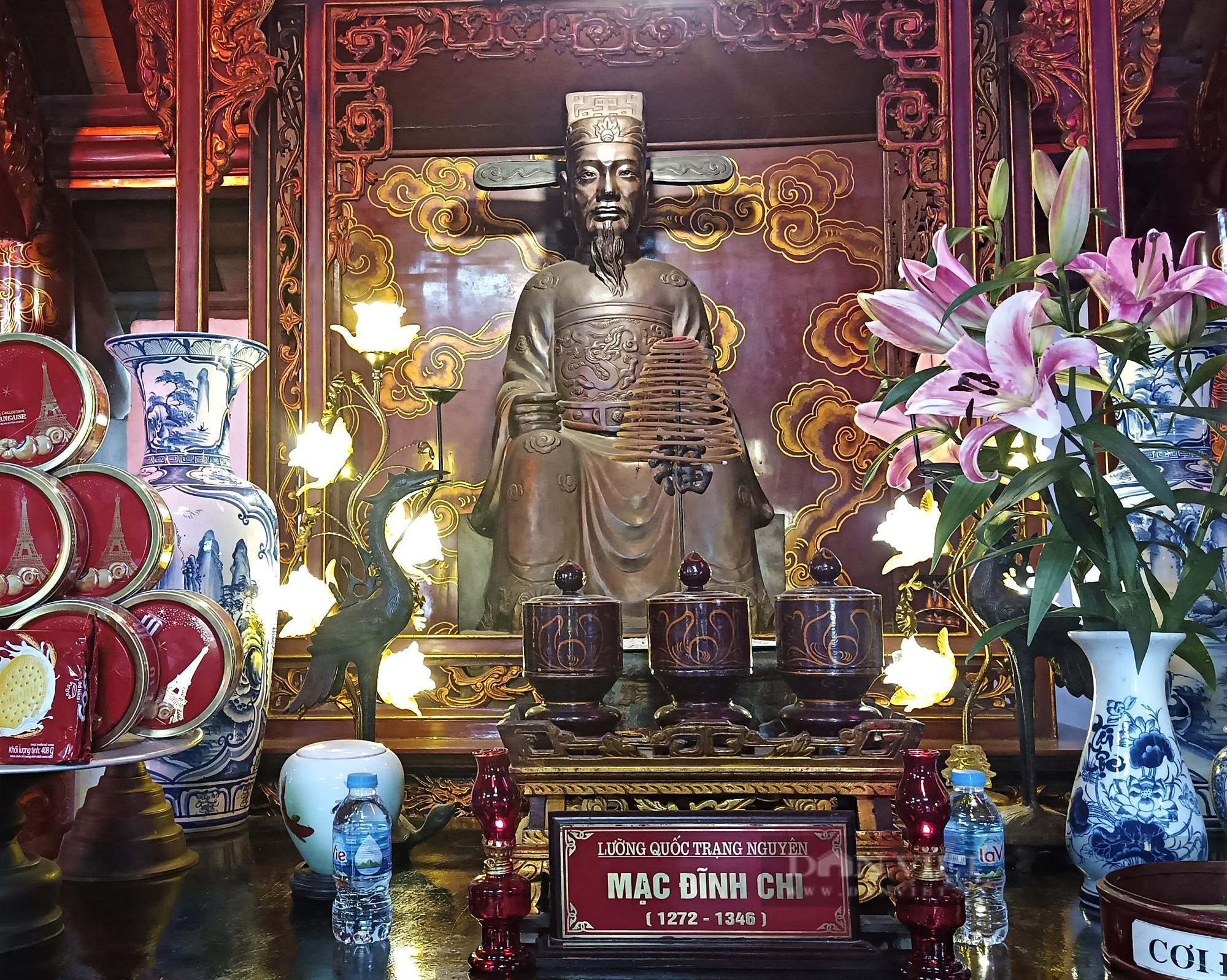 Lễ hội Văn Miếu Mao Điền, tri ân ông tổ đạo Nho và 8 bậc đại khoa tiêu biểu ở Hải Dương - Ảnh 6.