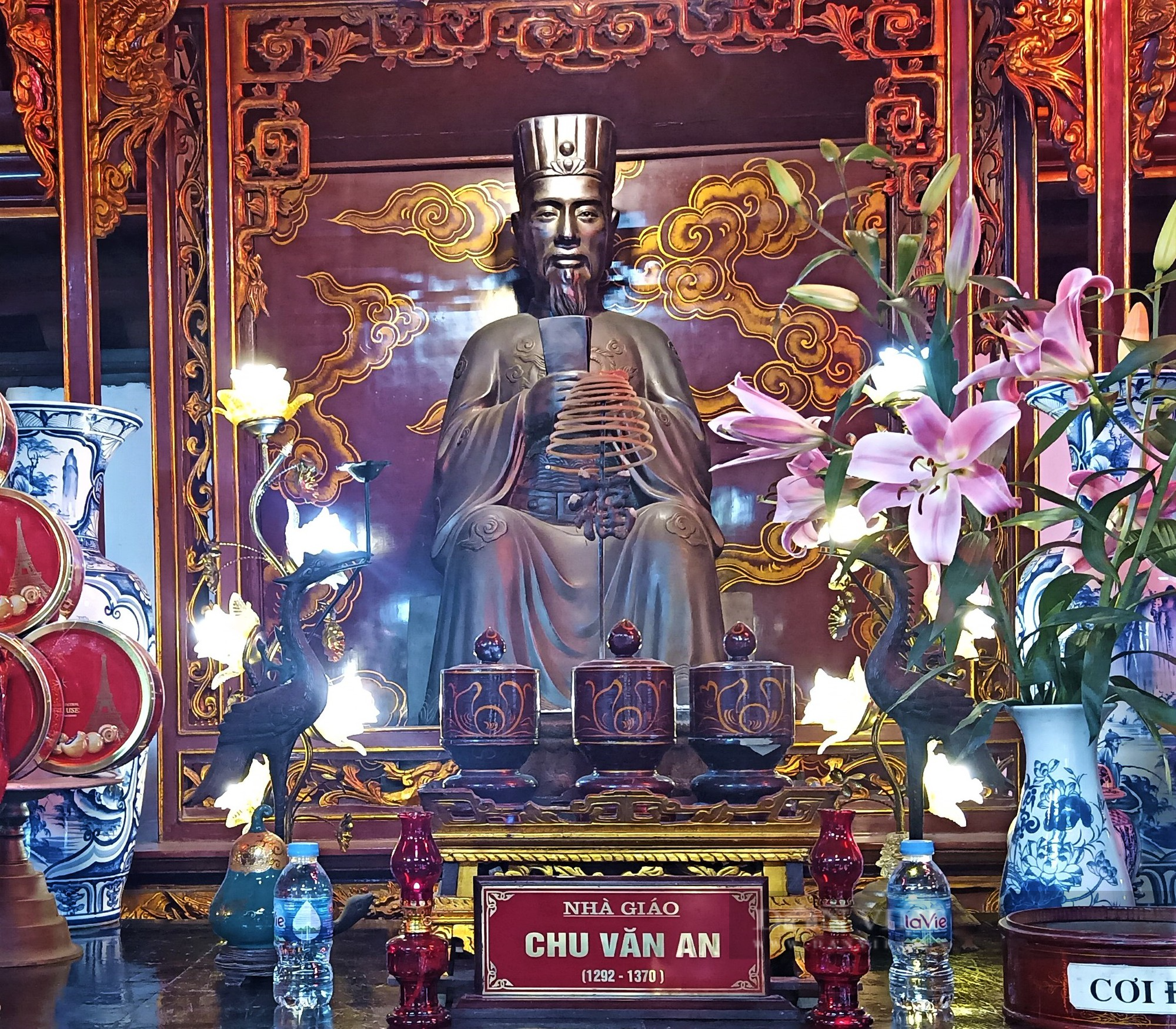Lễ hội Văn Miếu Mao Điền, tri ân ông tổ đạo Nho và 8 bậc đại khoa tiêu biểu ở Hải Dương - Ảnh 7.