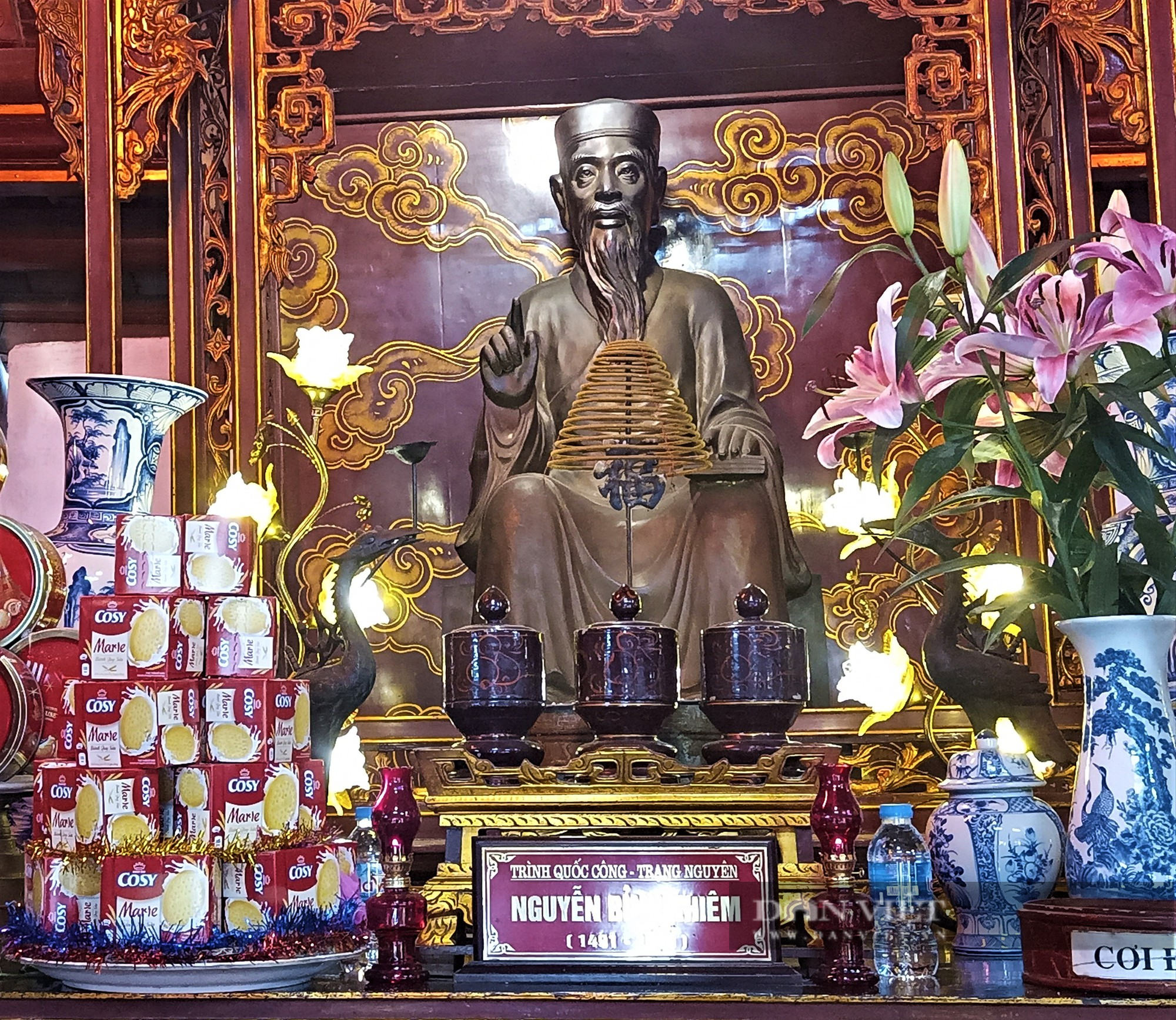 Lễ hội Văn Miếu Mao Điền, tri ân ông tổ đạo Nho và 8 bậc đại khoa tiêu biểu ở Hải Dương - Ảnh 9.