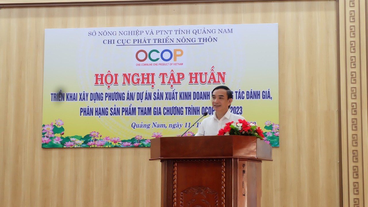 Quảng Nam tổ chức tập huấn triển khai Chương trình OCOP năm 2023 - Ảnh 1.